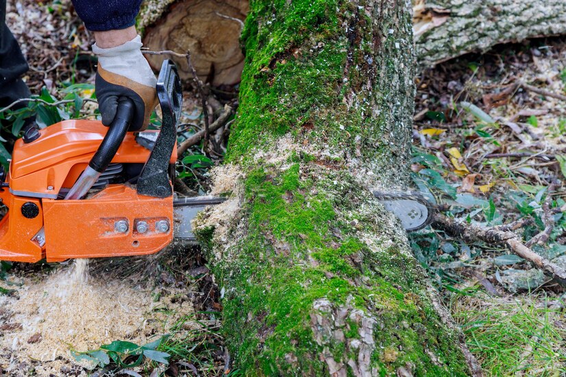 tree stump grinding